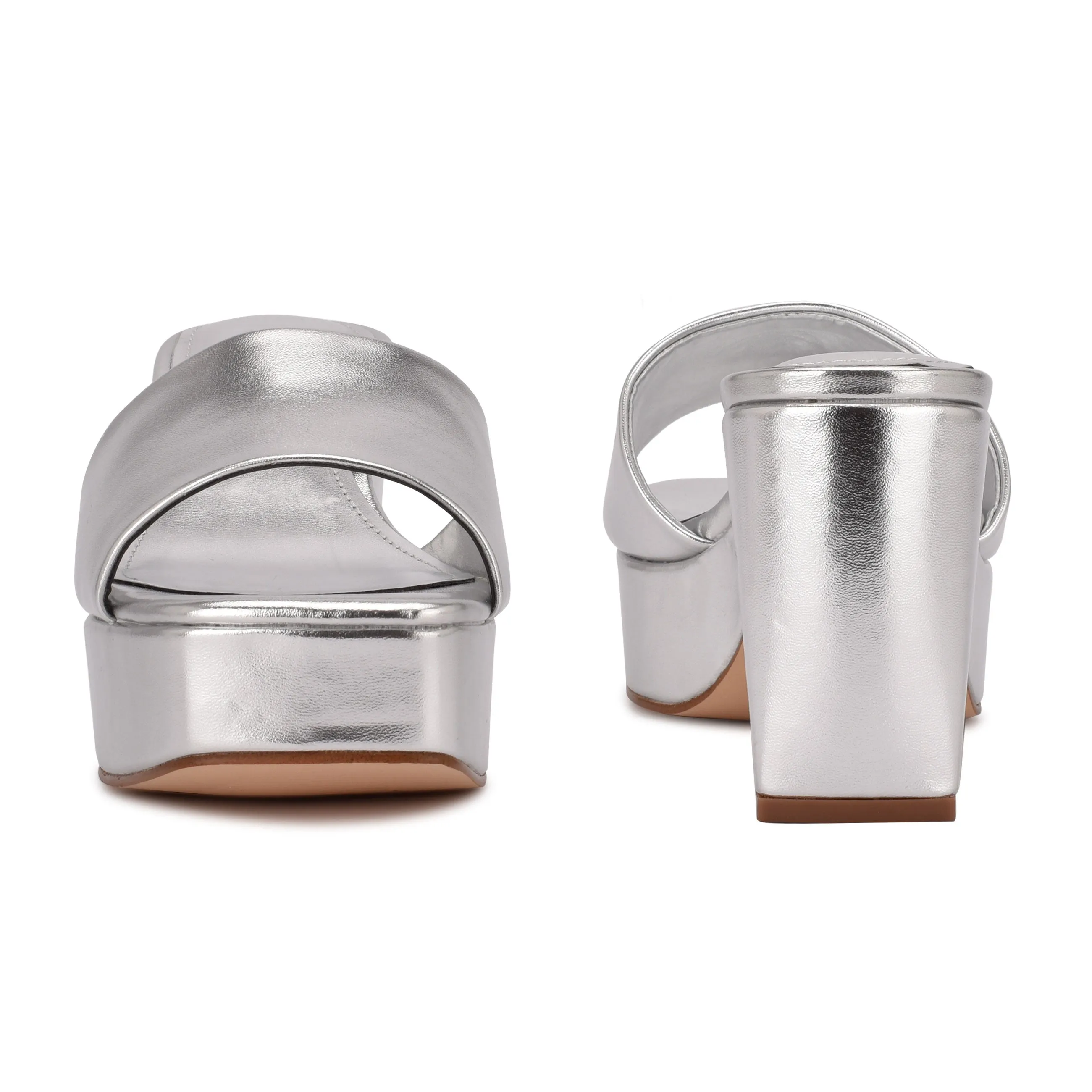 Oklee Platform Slide Sandals sold by Nine West product image thumbnail 4