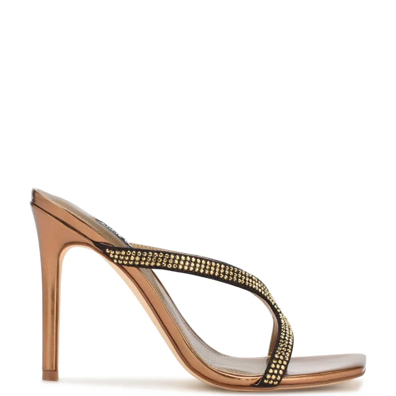 Twist Heeled Slide Sandals sold by Nine West