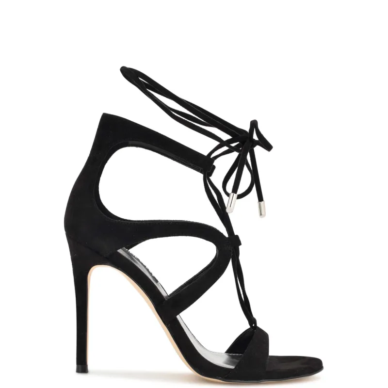 Mindi Ankle Wrap Heeled Sandals sold by Nine West