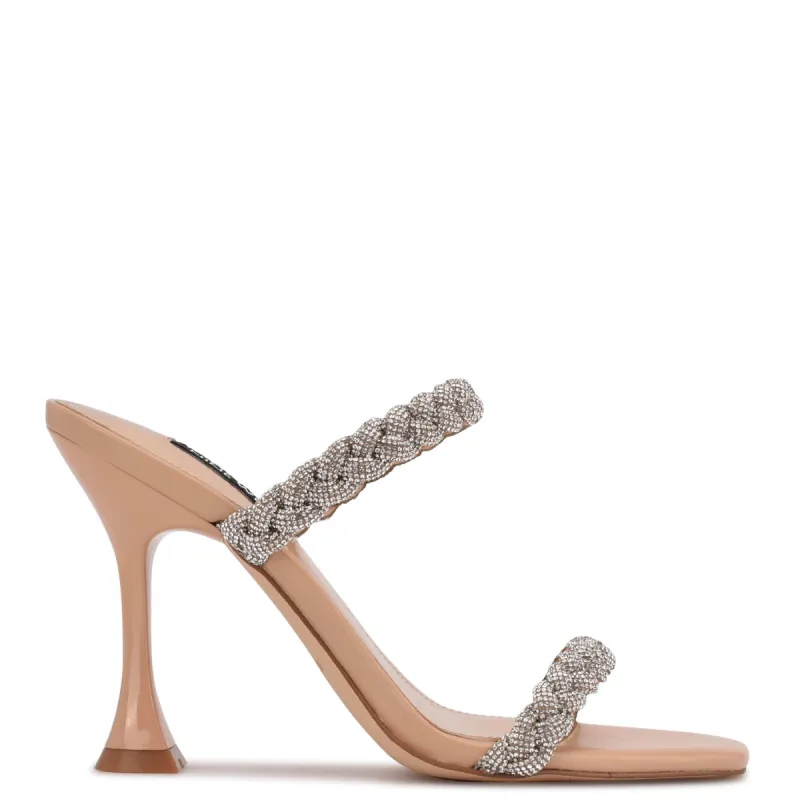 Zippy Heeled Slide Sandals sold by Nine West