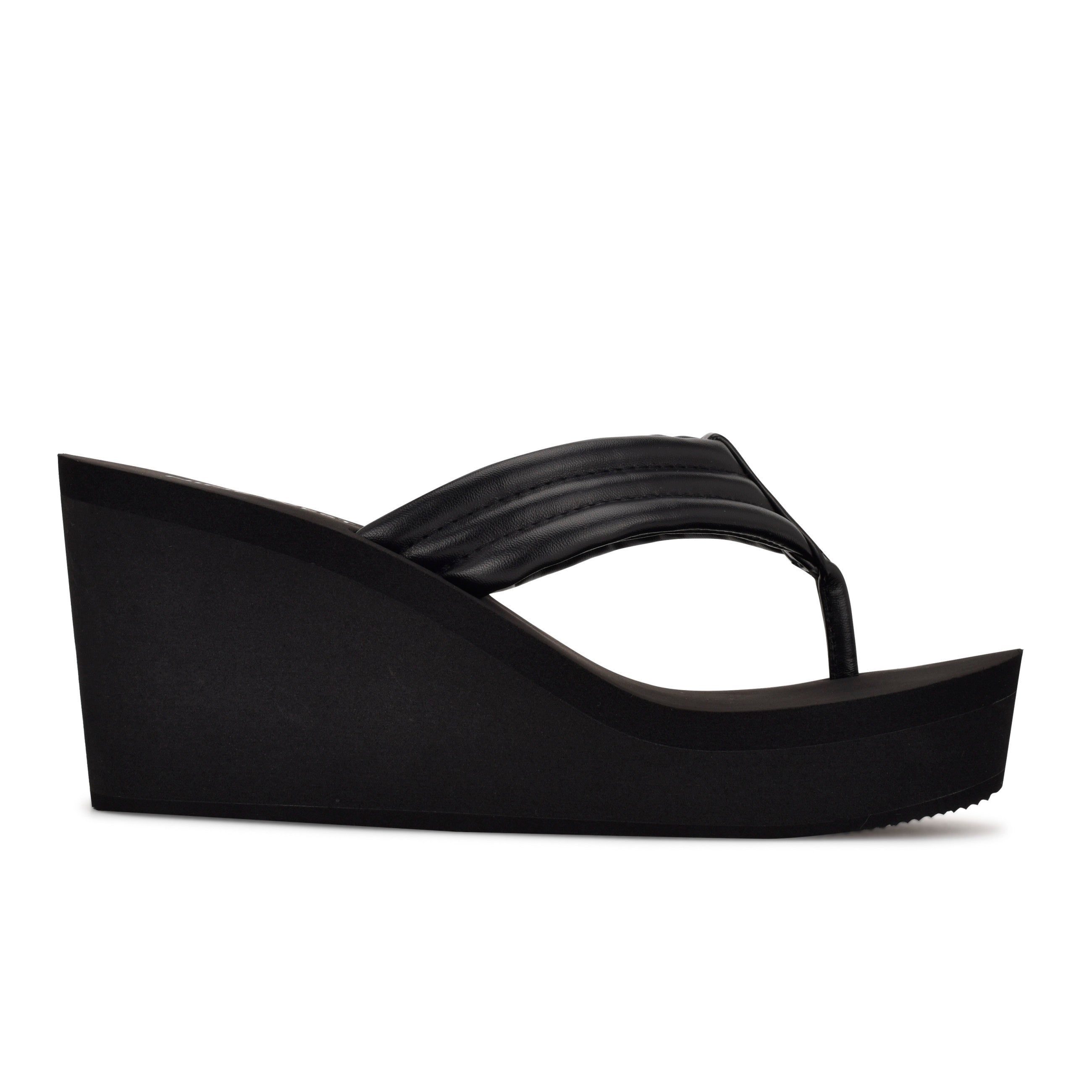 Spins Platform Wedge Thong Sandals sold by Nine West
