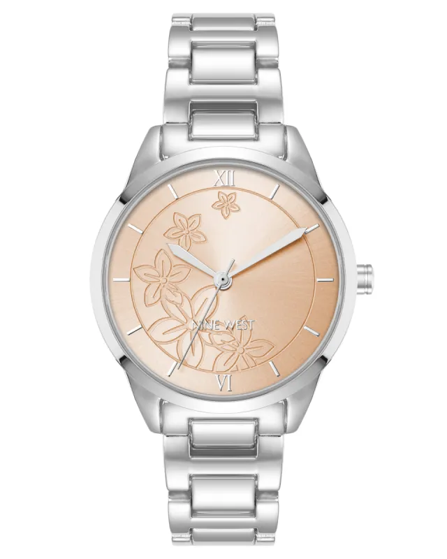 Floral Patterned Dial Bracelet Watch sold by Nine West
