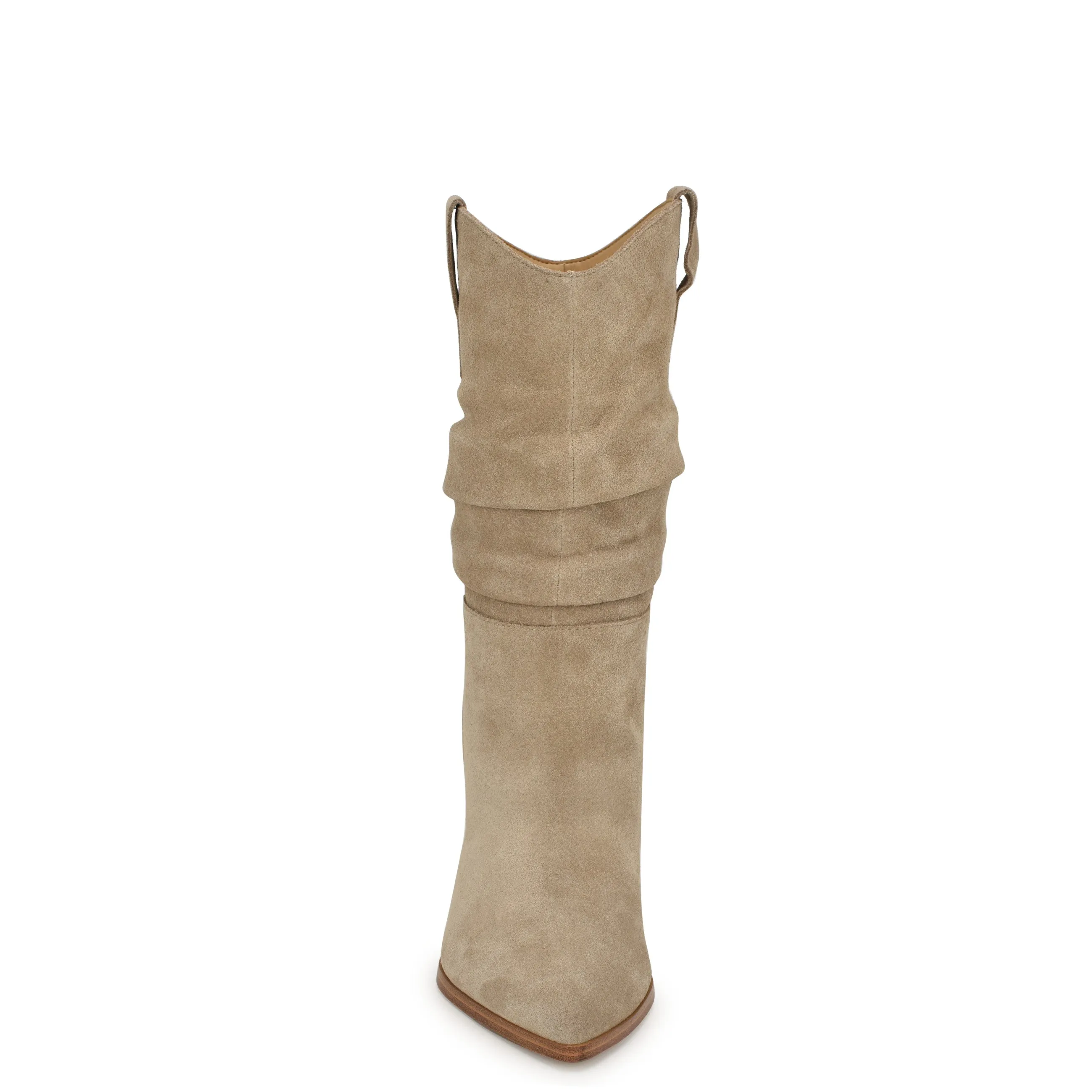 Kadon Leather Tailored Slouch Boots sold by Nine West product image thumbnail 3