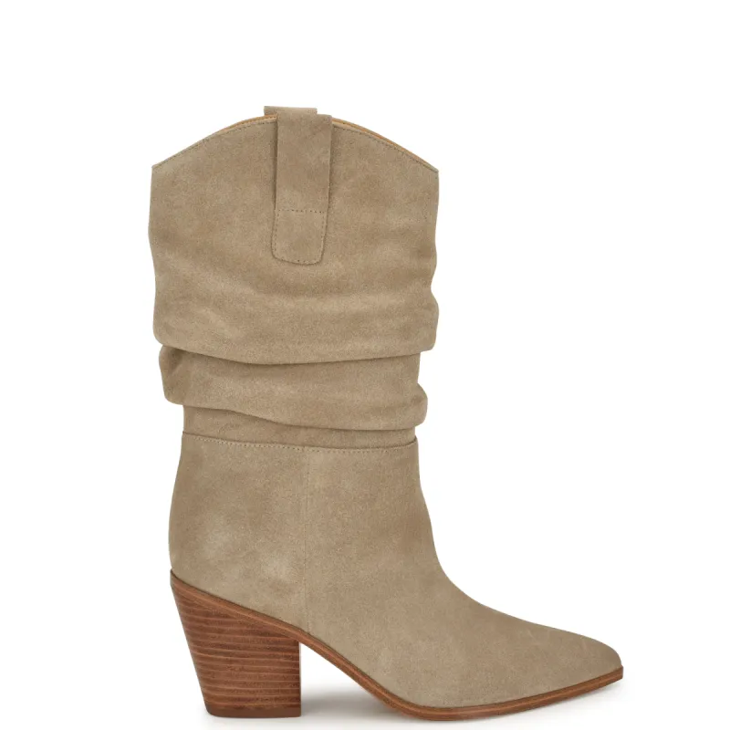 Kadon Leather Tailored Slouch Boots sold by Nine West