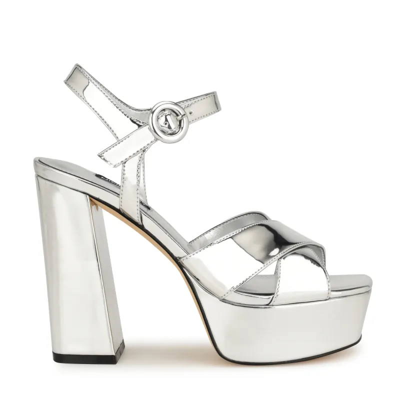 Vallen Strappy Platform Sandals sold by Nine West