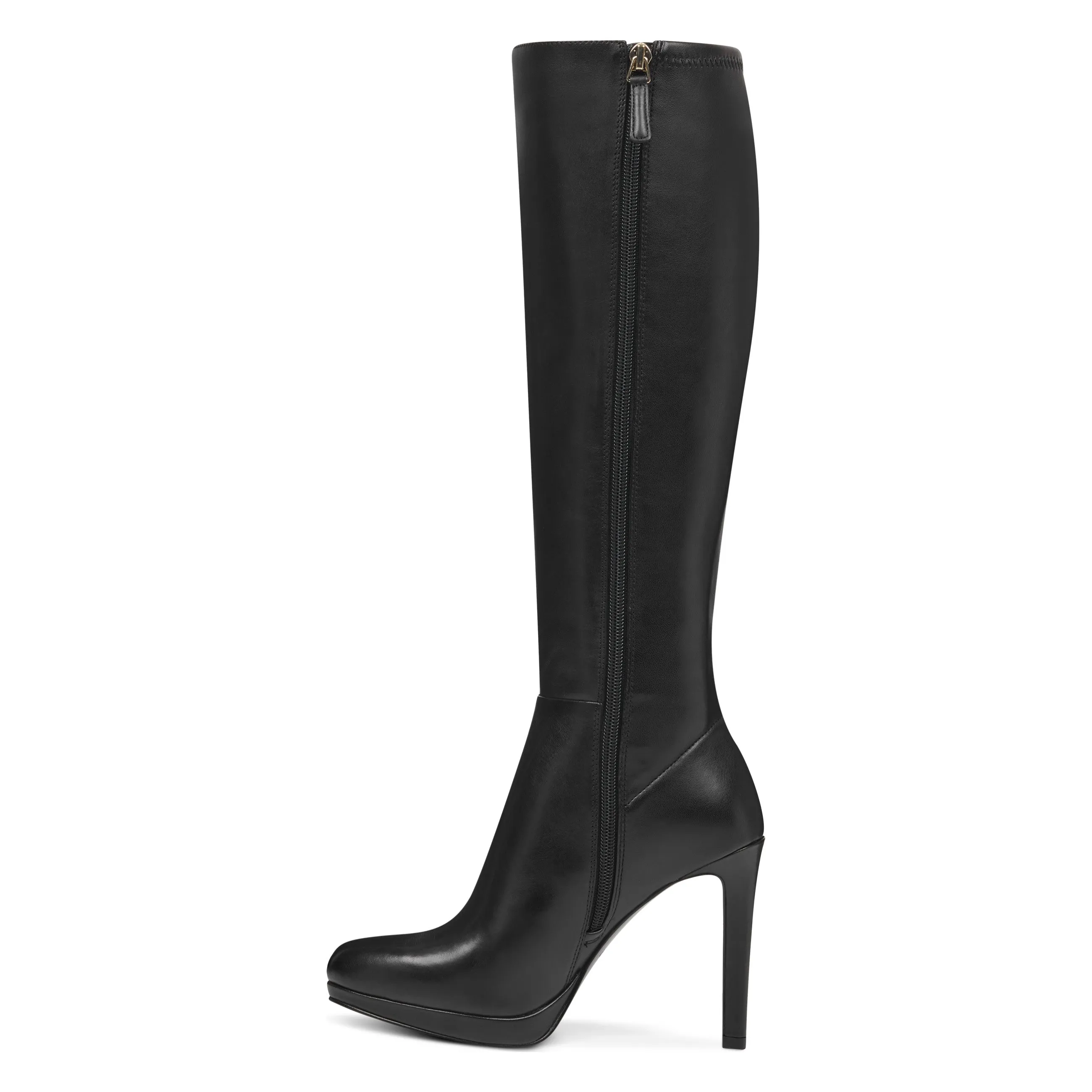 Quizme Platform Leather Boots sold by Nine West product image thumbnail 4
