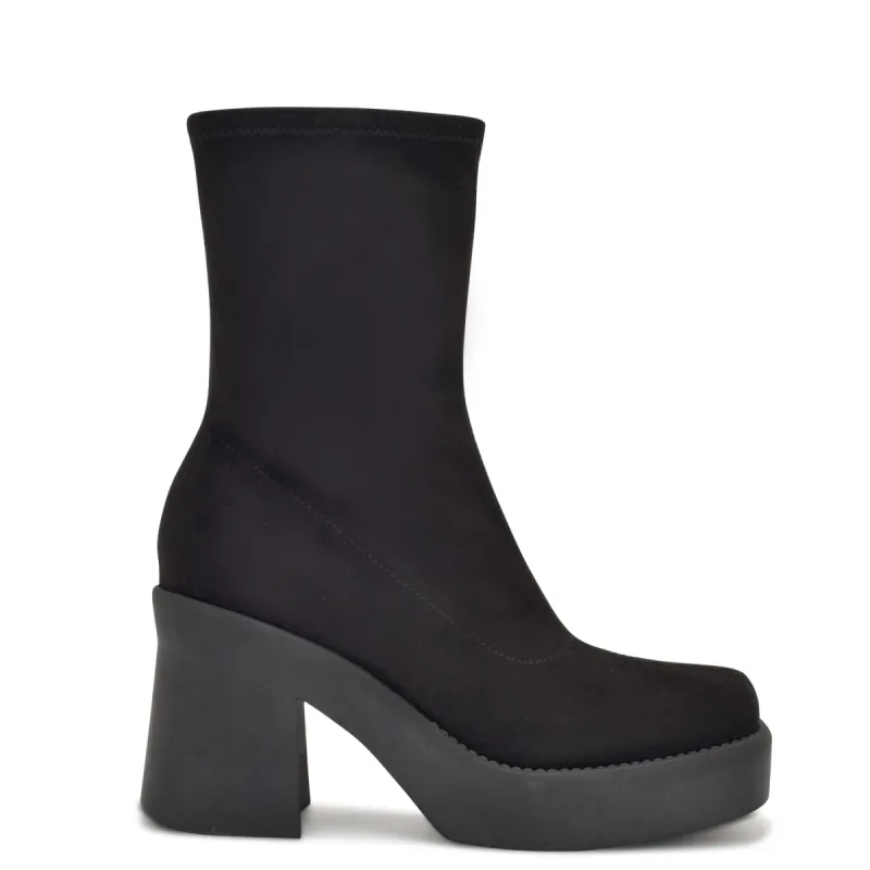 Gerri Heeled Platform Booties sold by Nine West