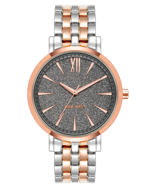 Glitter Accented Dial Watch sold by Nine West