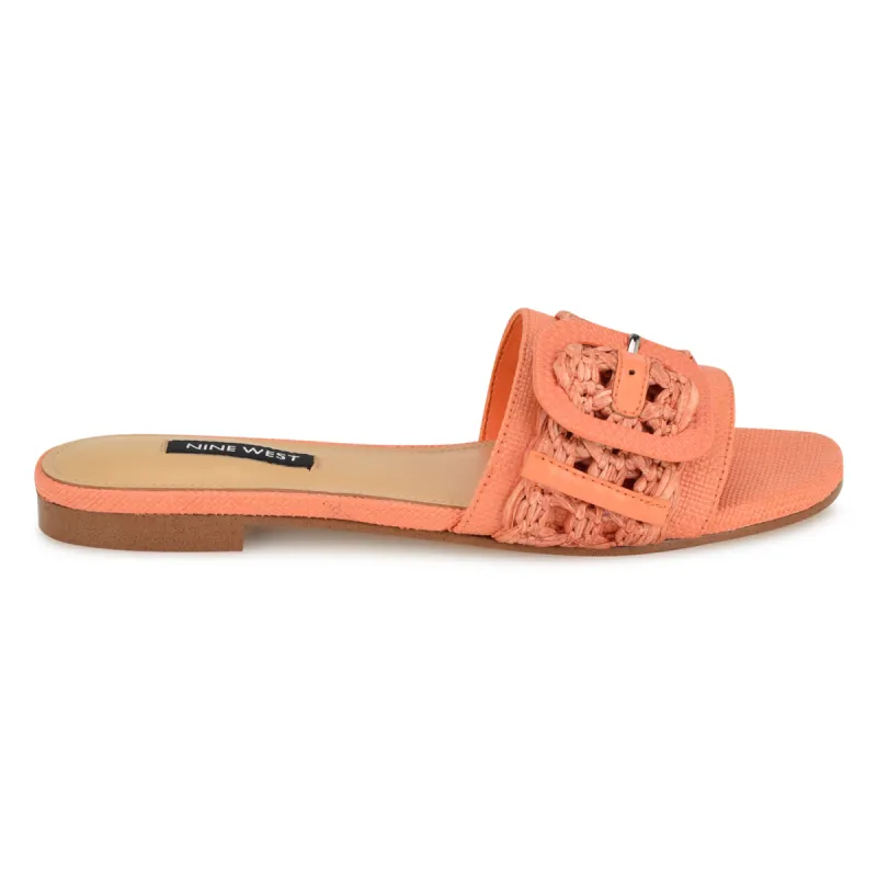 Hagleigh Flat Slide Sandals sold by Nine West