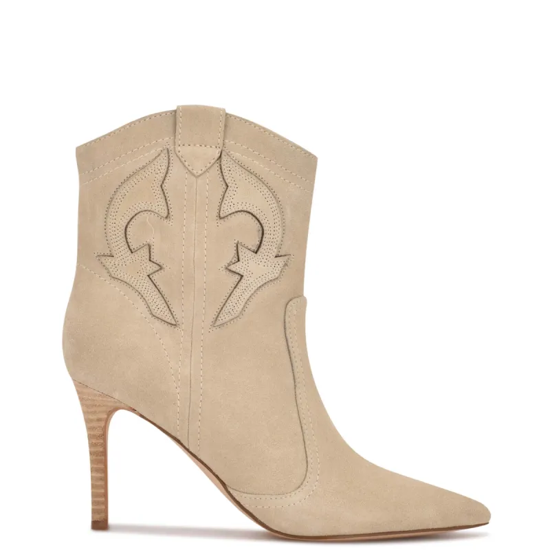 Flows Western Heeled Booties sold by Nine West
