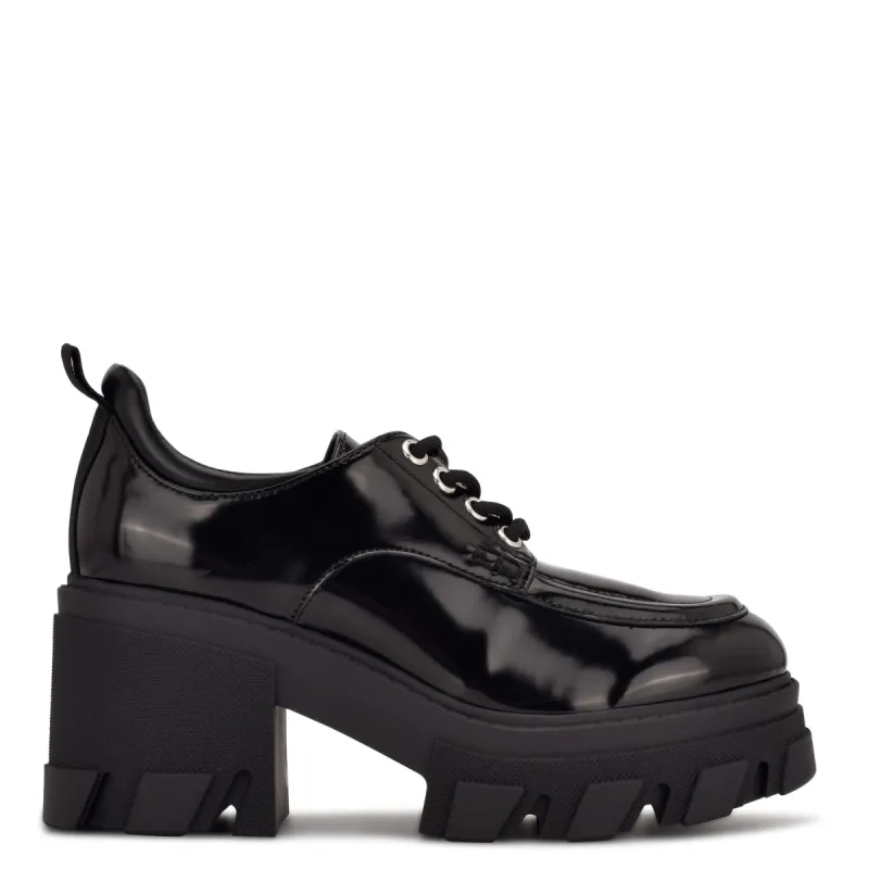 Daniel Heeled Lug Sole Oxford sold by Nine West
