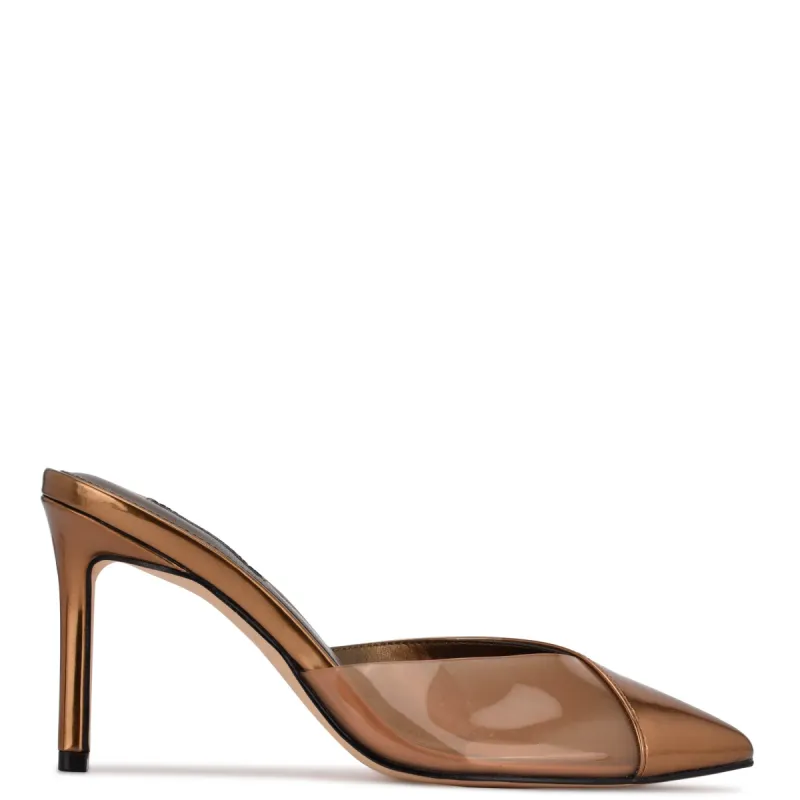 Ellia Heeled Slides sold by Nine West