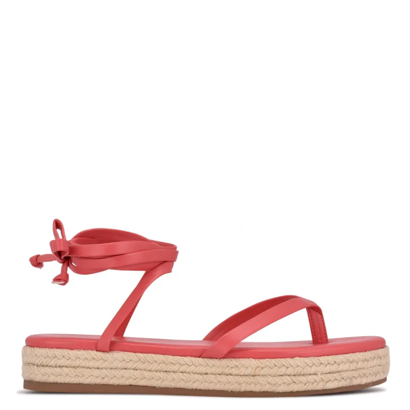 Monee Ankle Wrap Flat Sandals sold by Nine West