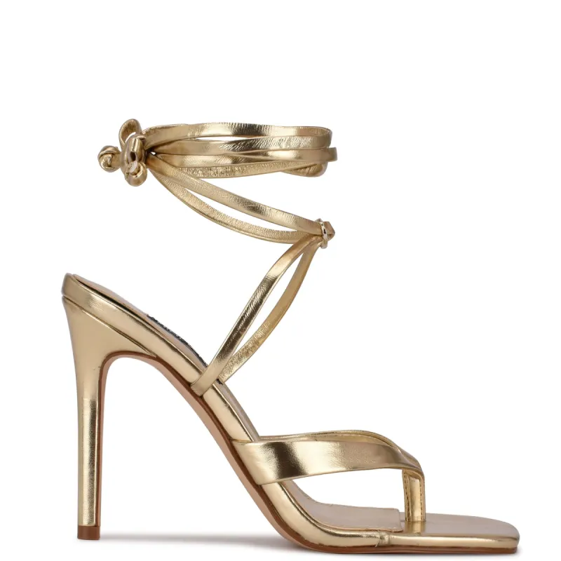 Terrie Ankle Wrap Heeled Sandals sold by Nine West