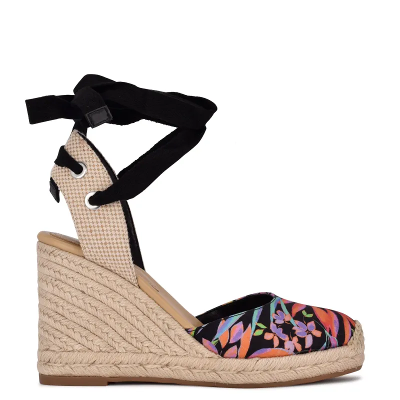 Friend Ankle Wrap Espadrille Wedge Sandals sold by Nine West