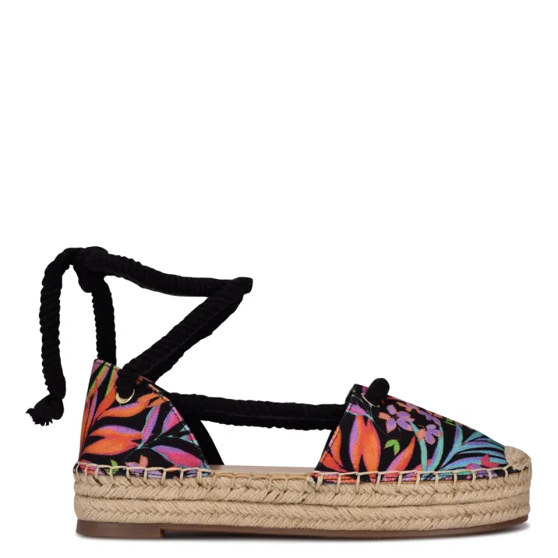 Meaks Ankle Wrap Espadrille Flats sold by Nine West