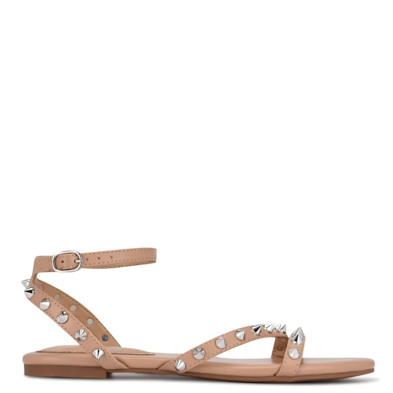 Bernie Studded Flat Sandals sold by Nine West