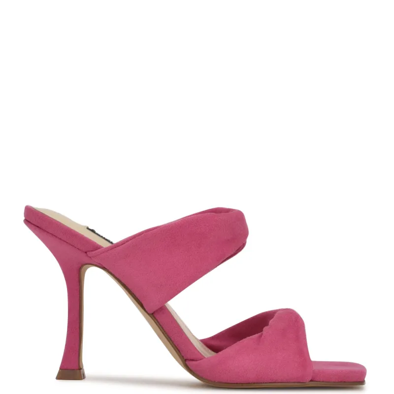 Seeya Heeled Slide Sandals sold by Nine West