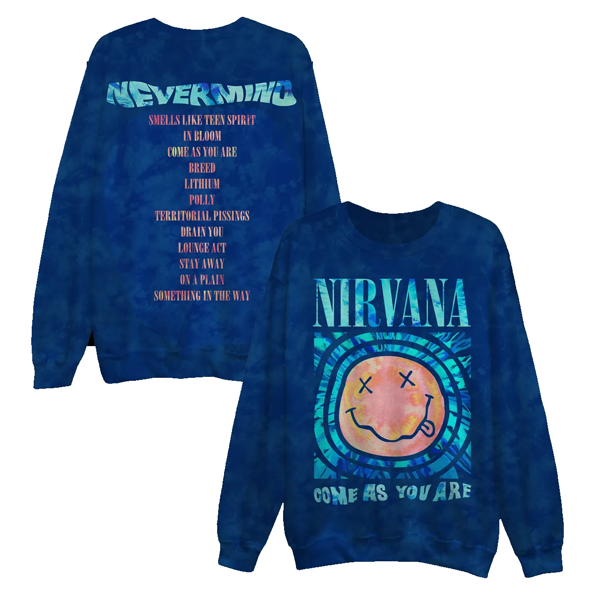 Abstract Water Crewneck Sweatshirt sold by NIRVANA product image thumbnail 2