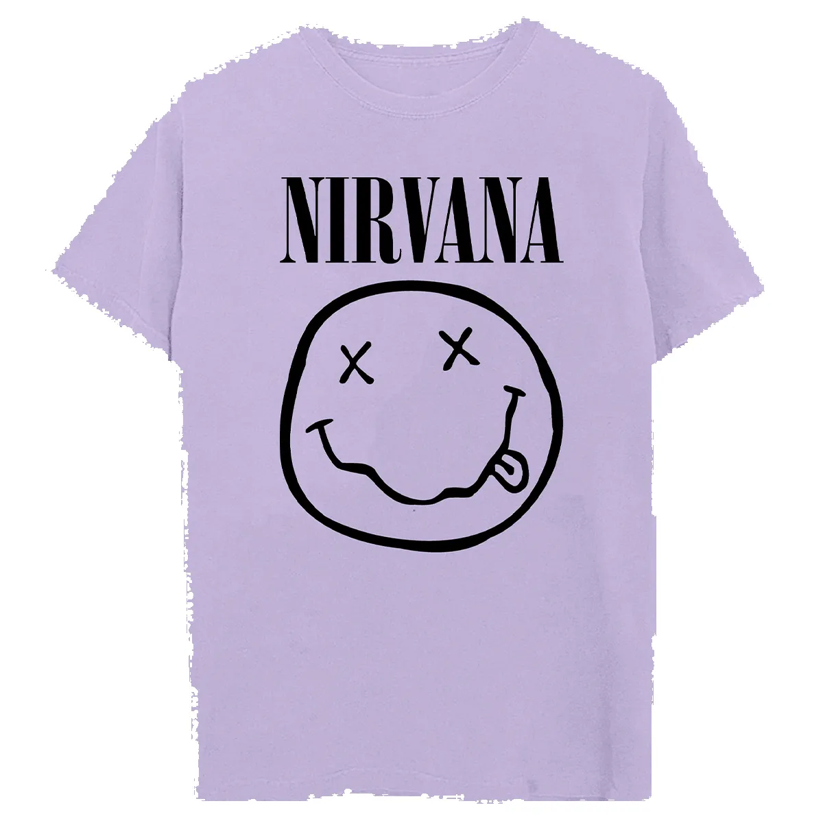 Nirvana Smiley Tee - Lavender sold by NIRVANA