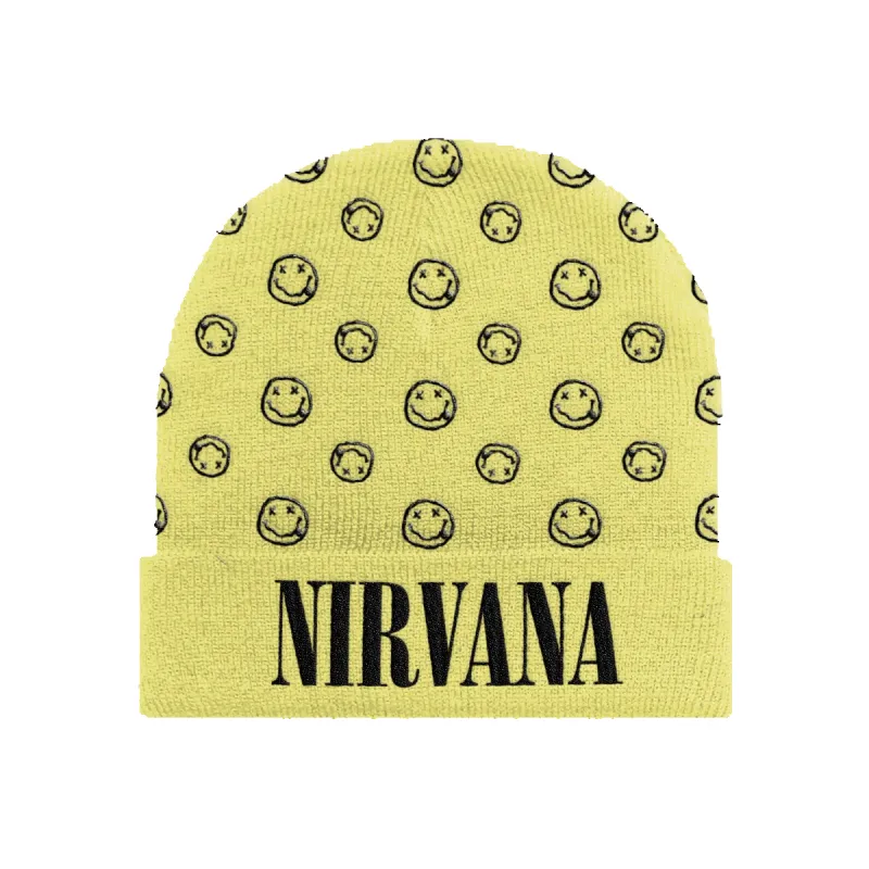 Smiley Beanie made by NIRVANA