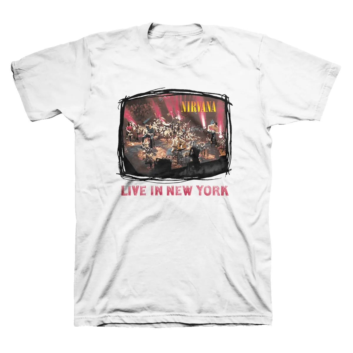 Live in New York Tee sold by NIRVANA