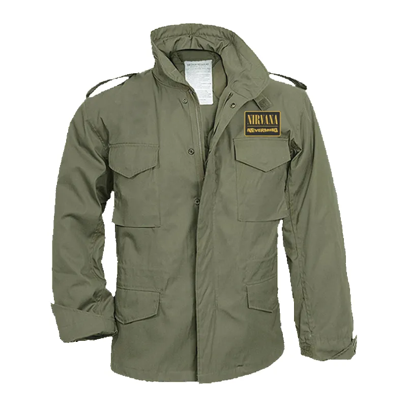 Stay Away Olive Military Jacket sold by NIRVANA
