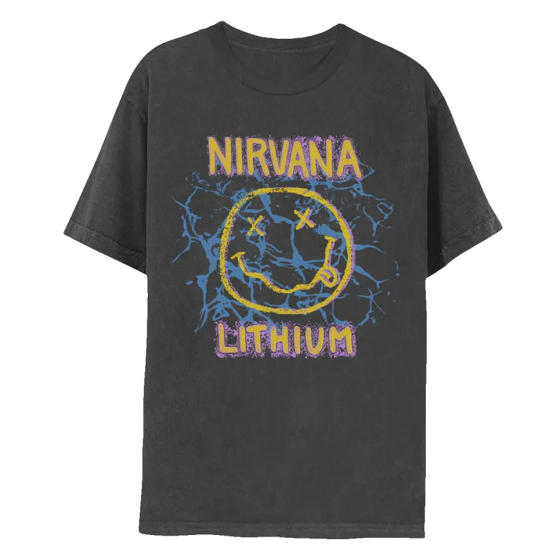 Lithium Smiley Tee sold by NIRVANA