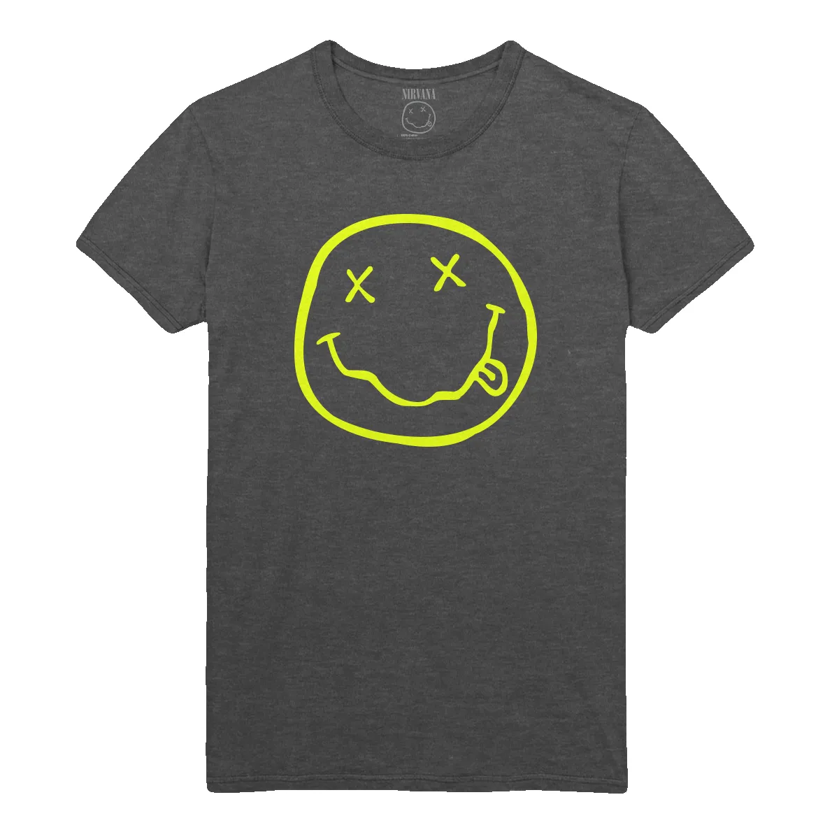 Smiley Tee - Grey sold by NIRVANA product image thumbnail 2