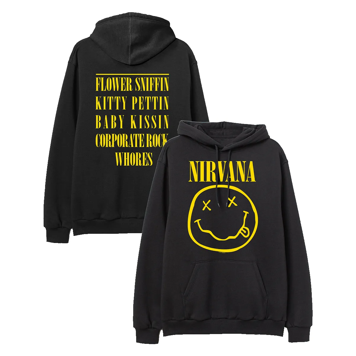 Smiley Hoodie sold by NIRVANA