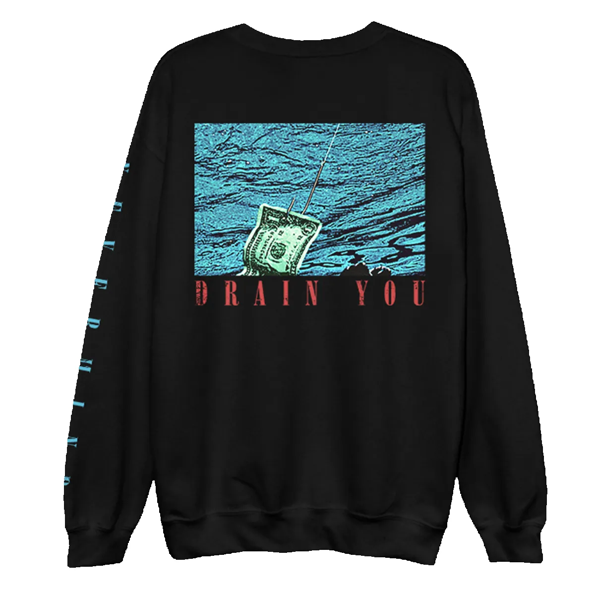 Drain You Crewneck Sweatshirt sold by NIRVANA product image thumbnail 3