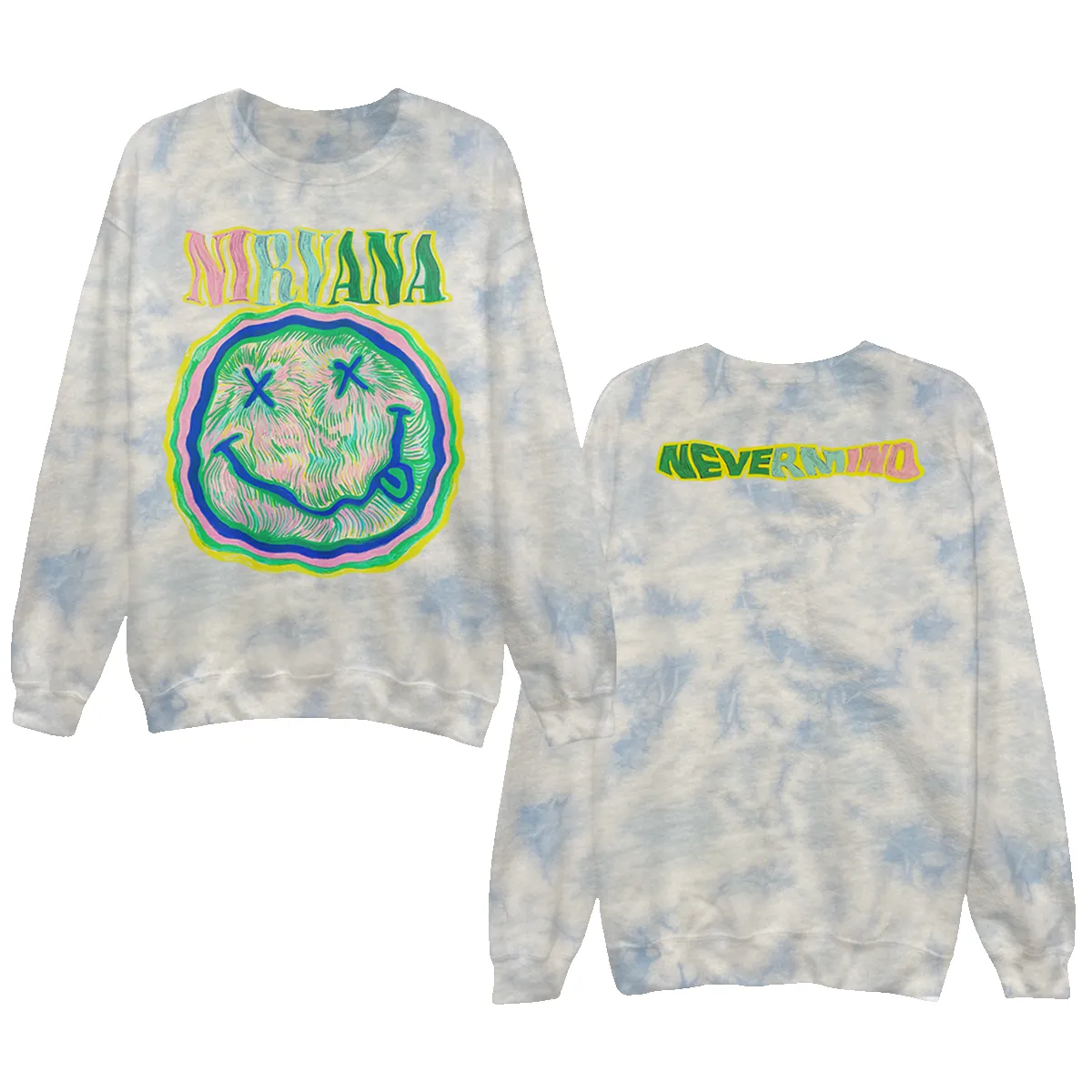 Waves Crewneck Sweatshirt sold by NIRVANA product image thumbnail 3