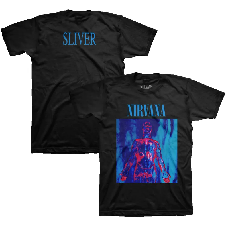 Black Sliver Tee sold by NIRVANA