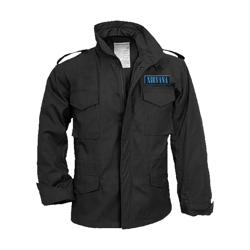 Nevermind Black Military Jacket sold by NIRVANA