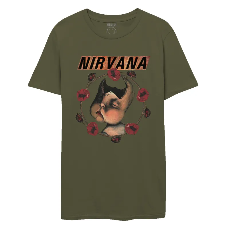 Broken Cherub Green Tee sold by NIRVANA