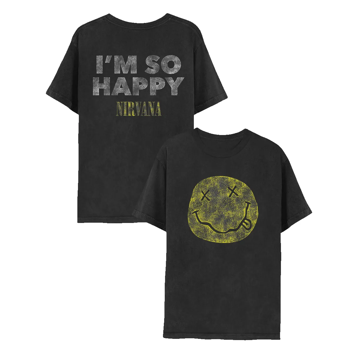 I'm So Happy Smiley Tee sold by NIRVANA