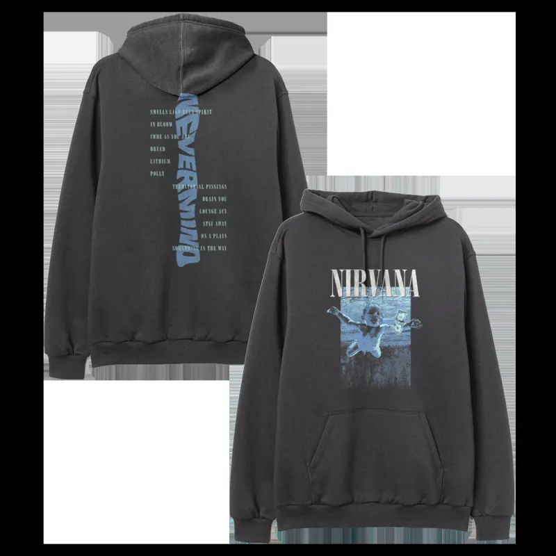 Gritty Nevermind Hoodie sold by NIRVANA