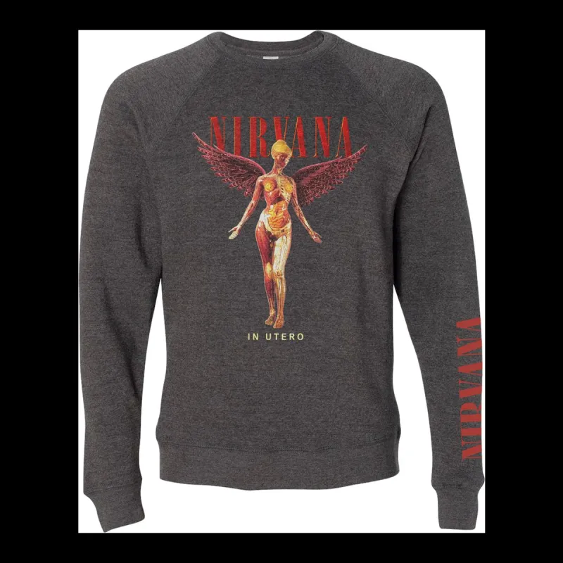 In Utero Angel Crewneck sold by NIRVANA