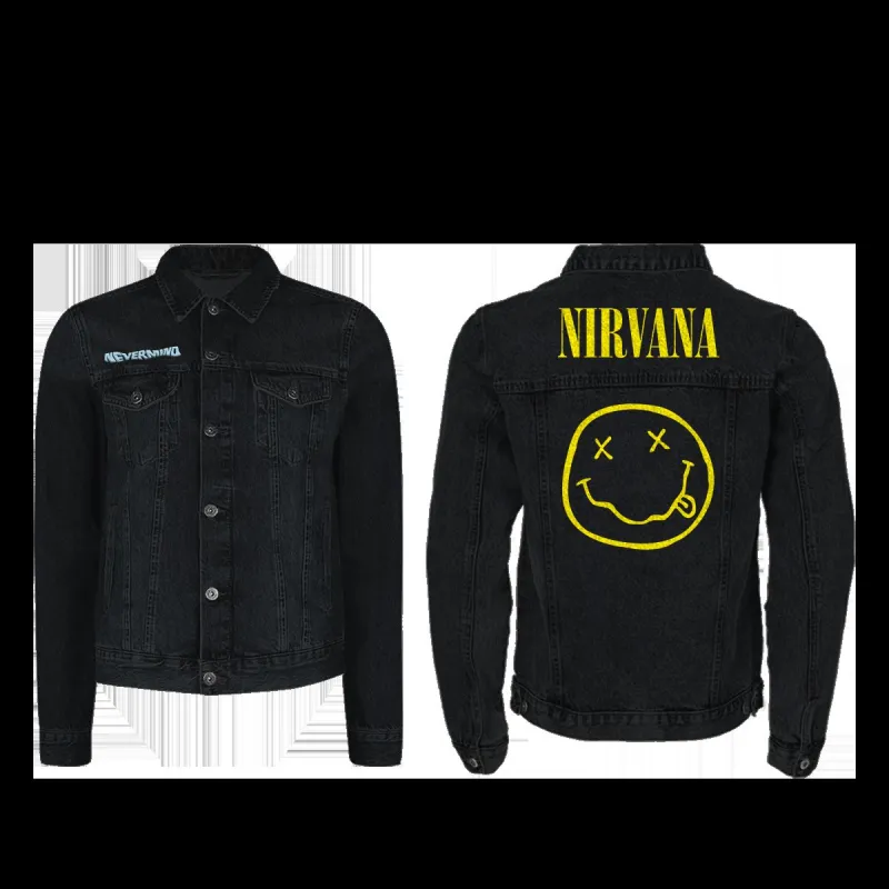 Nevermind Black Denim Jacket sold by NIRVANA