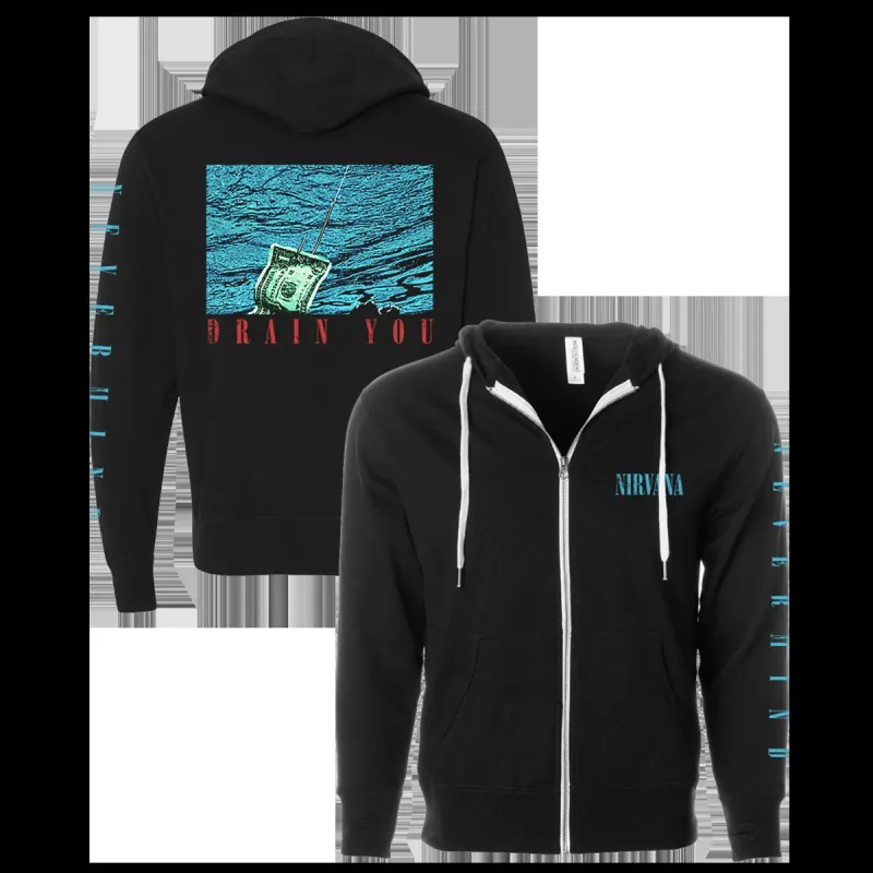 Drain You Zip Hoodie made by NIRVANA
