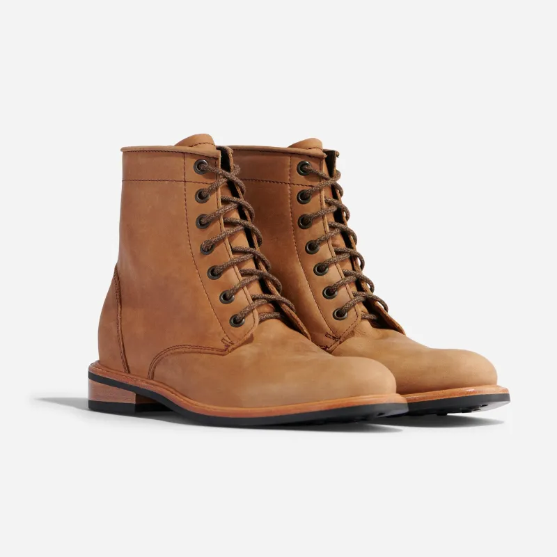All-Weather Amalia Boot Tobacco sold by Nisolo