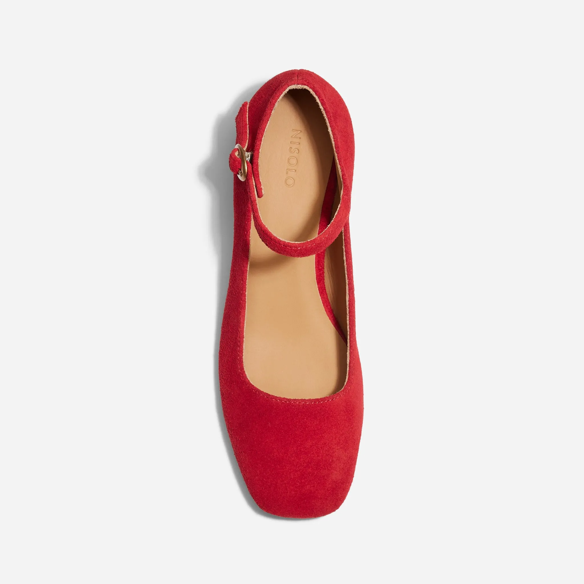 Luna Heeled Mary Jane Red sold by Nisolo product image thumbnail 4