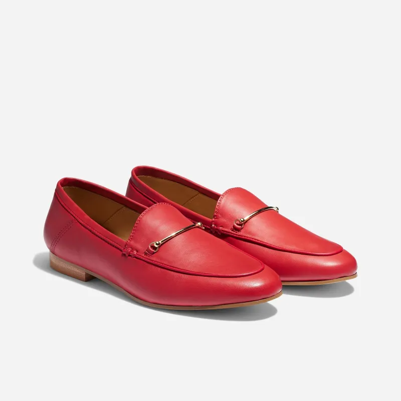Lucy Loafer Red sold by Nisolo