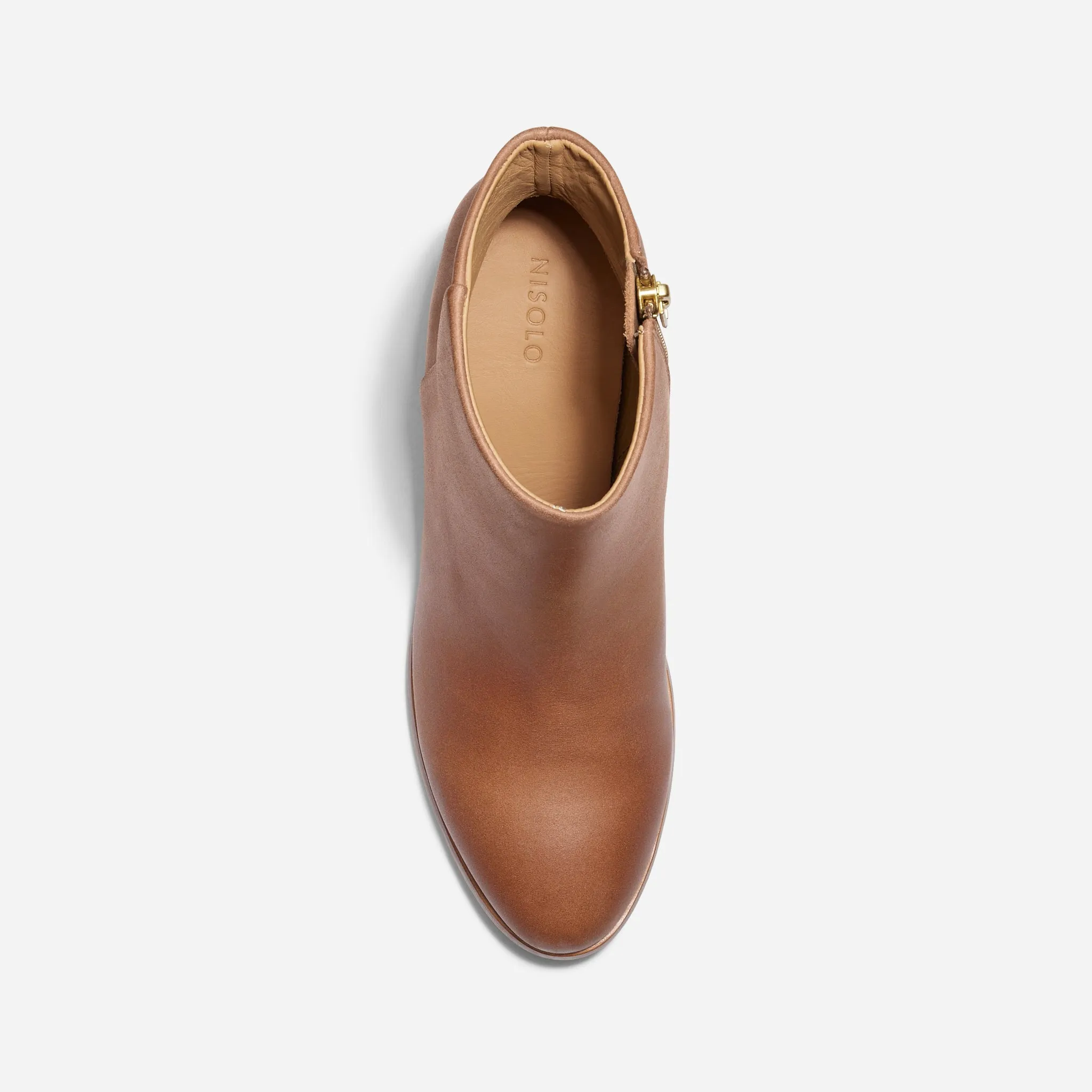 Lia Heeled Bootie Almond sold by Nisolo product image thumbnail 3