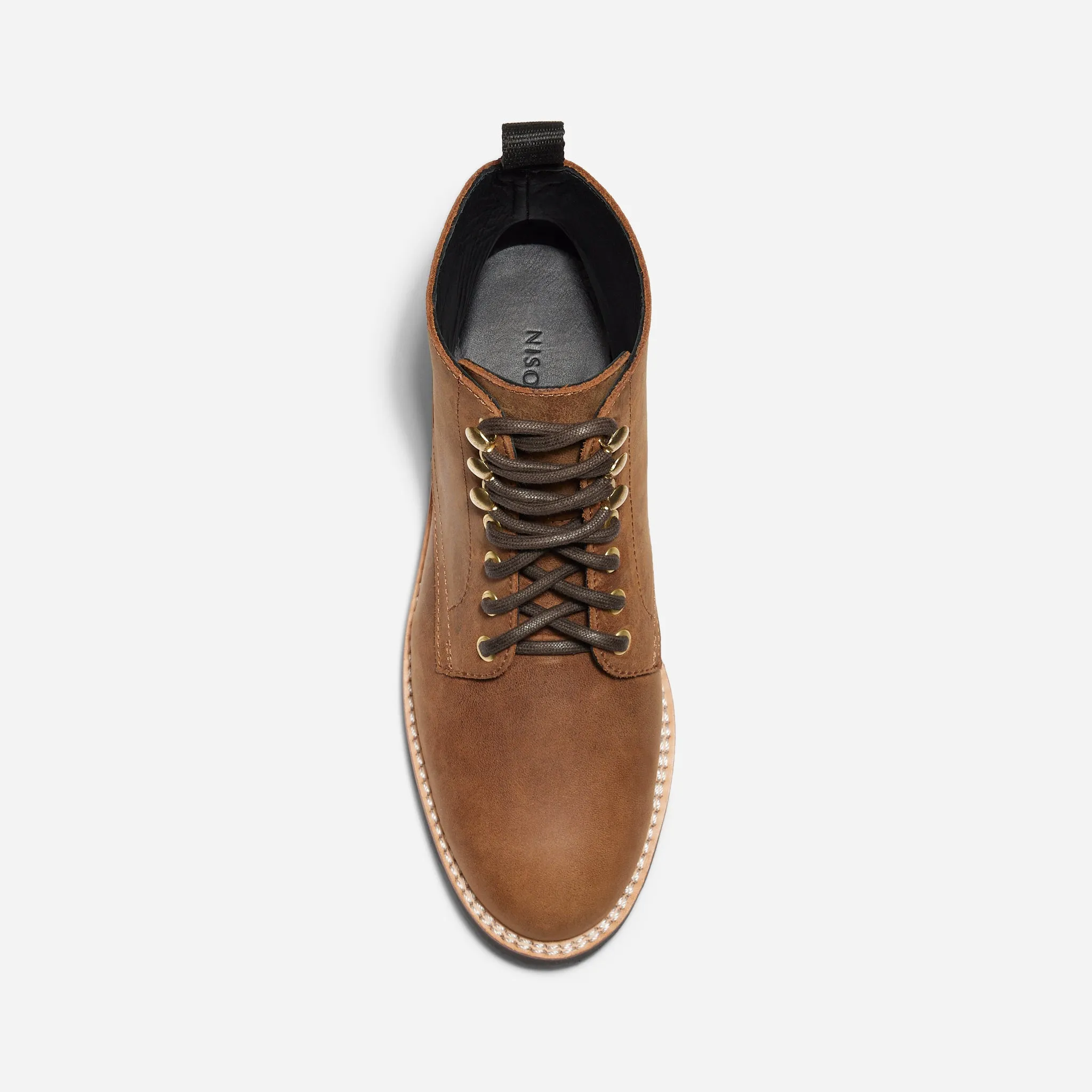 Go-To Lace Lug Boot Tobacco sold by Nisolo product image thumbnail 3