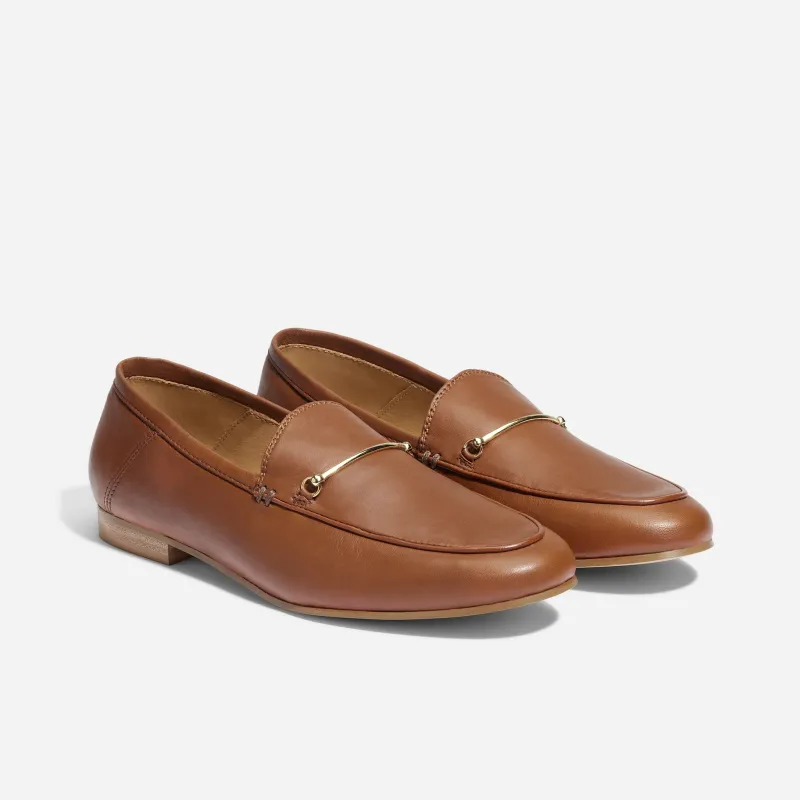 Lucy Loafer Sugar Cognac sold by Nisolo