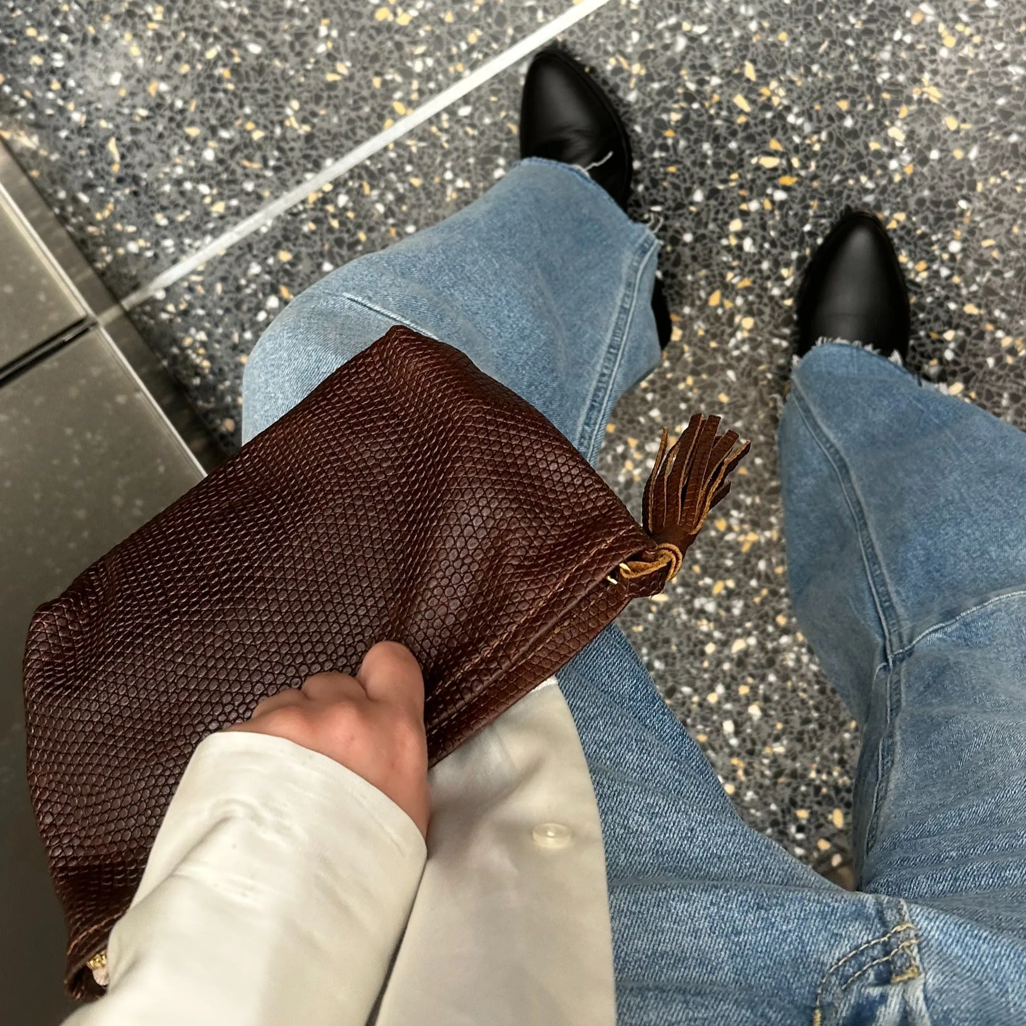 Petra Pouch Cider Snake sold by Nisolo product image thumbnail 2