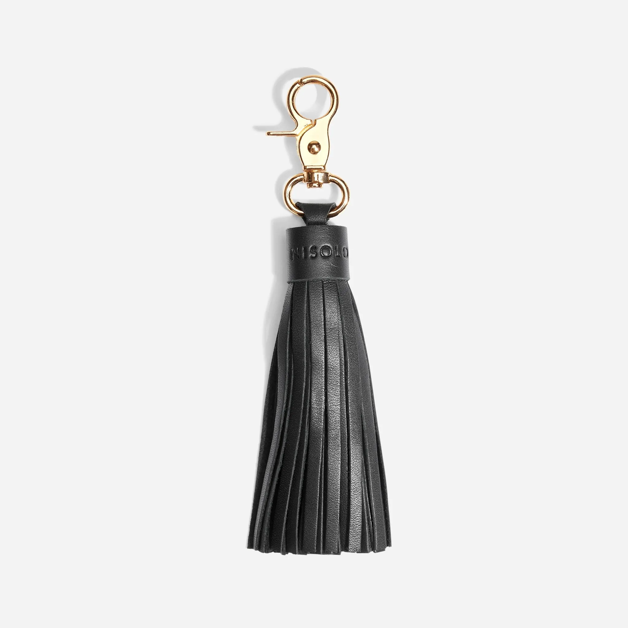 Tassel Bag Charm Black sold by Nisolo