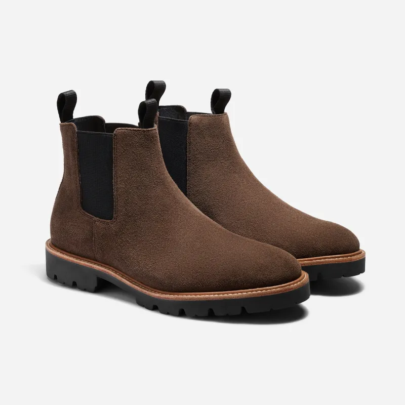 Go-To Chelsea Boot 2.0 Umber Brown Suede sold by Nisolo