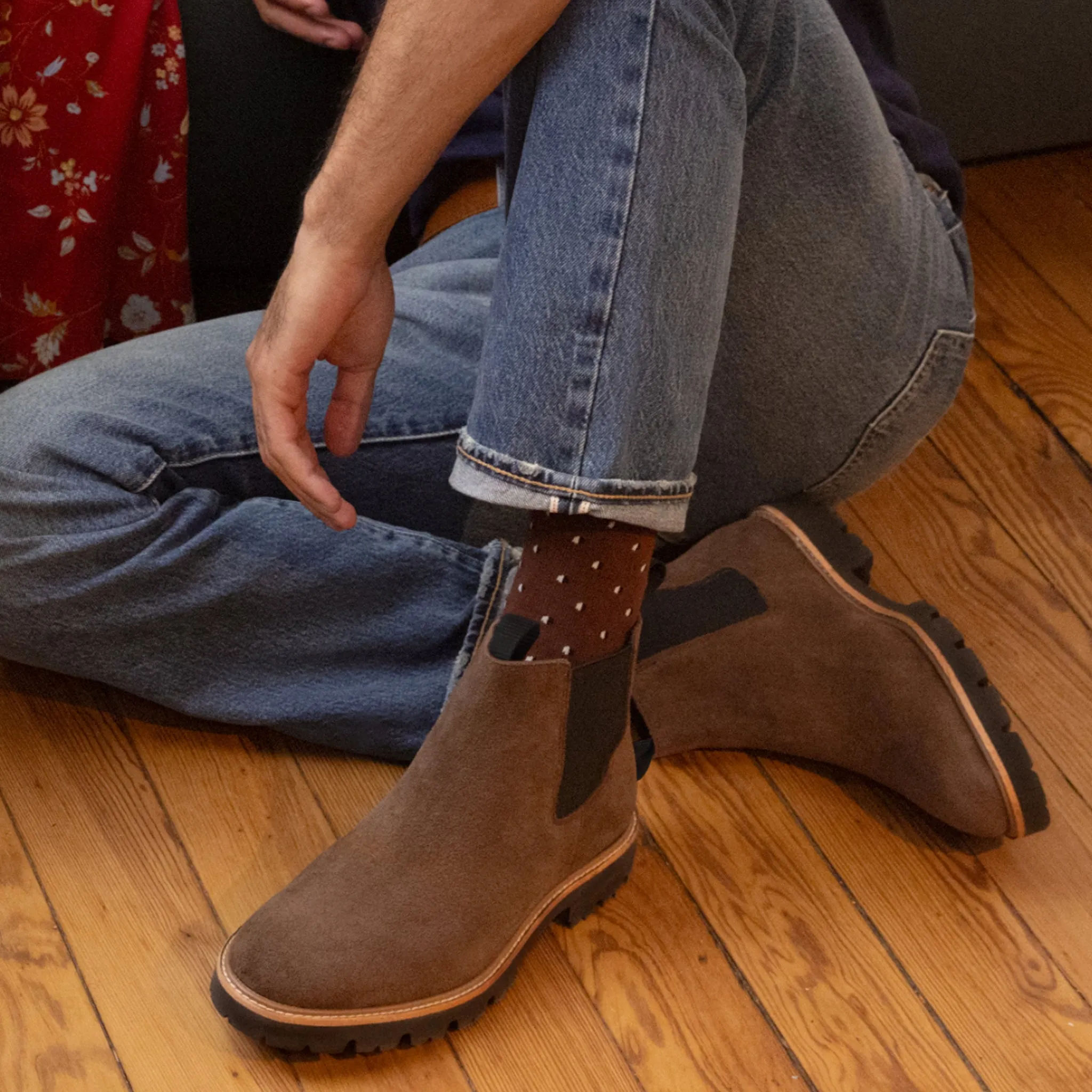 Go-To Chelsea Boot 2.0 Umber Brown Suede sold by Nisolo product image thumbnail 4